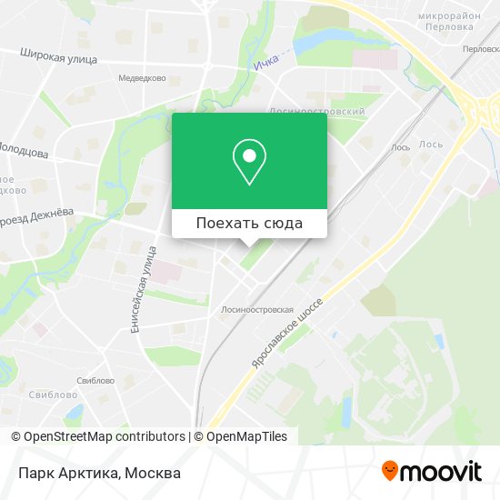 Карта Парк Арктика