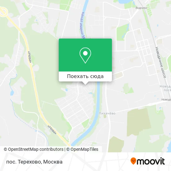 Карта пос. Терехово