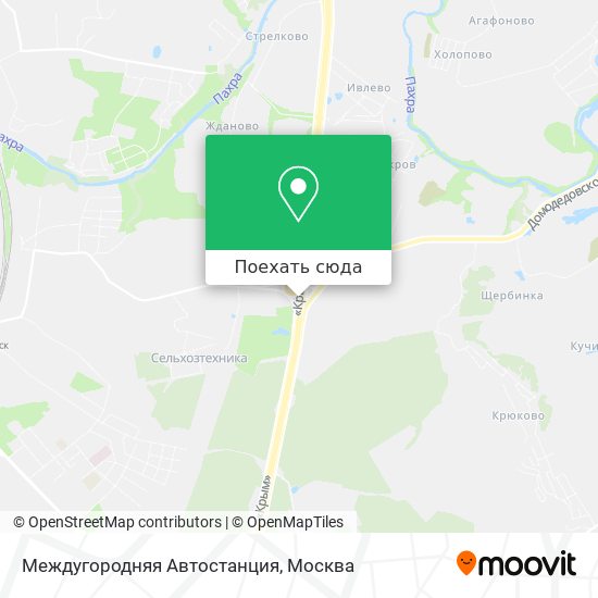 Карта Междугородняя Автостанция