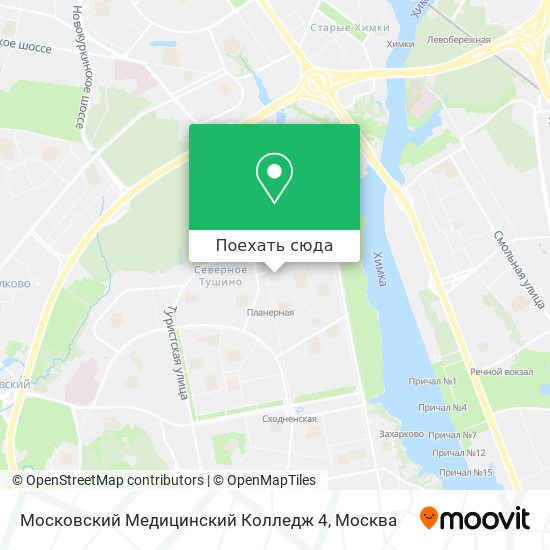 Карта Московский Медицинский Колледж 4