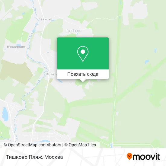 Карта Тишково Пляж