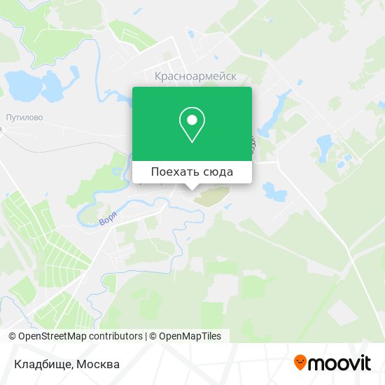 Карта Кладбище