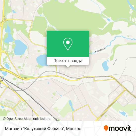 Карта Магазин "Калужский Фермер"