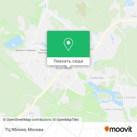 Карта ТЦ Яблоко