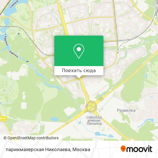 Карта парикмахерская Николаева