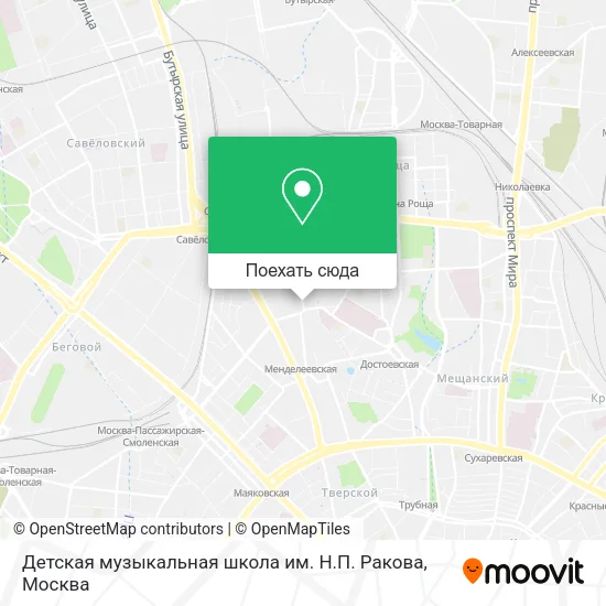Карта Детская музыкальная школа им. Н.П. Ракова