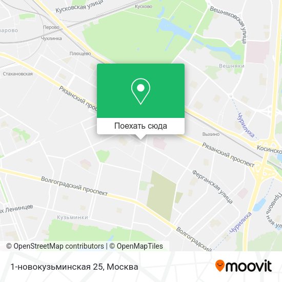 Карта 1-новокузьминская 25