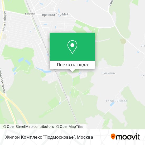 Карта Жилой Комплекс "Подмосковье"
