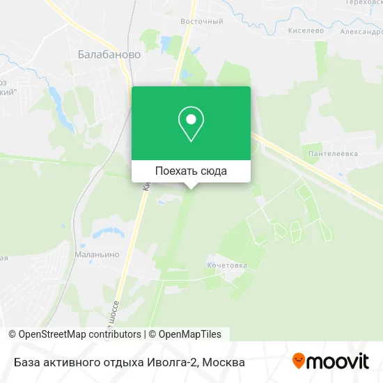 Карта База активного отдыха Иволга-2