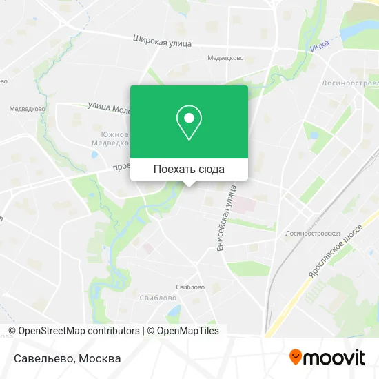Карта Савельево