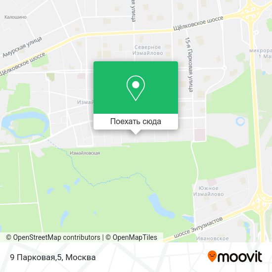 Карта 9 Парковая,5