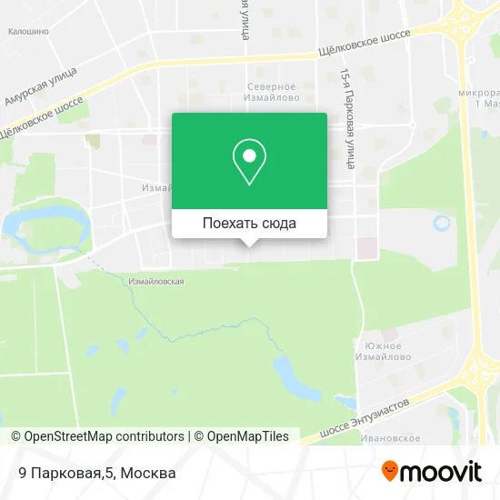 Карта 9 Парковая,5