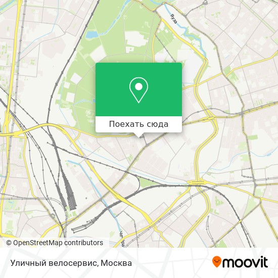 Карта Уличный велосервис