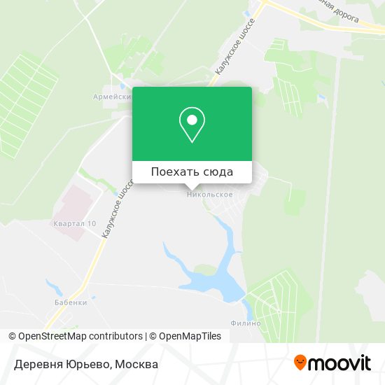 Карта Деревня Юрьево