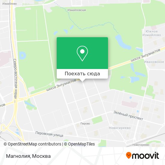 Карта Магнолия