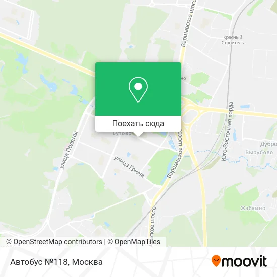 Карта Автобус №118