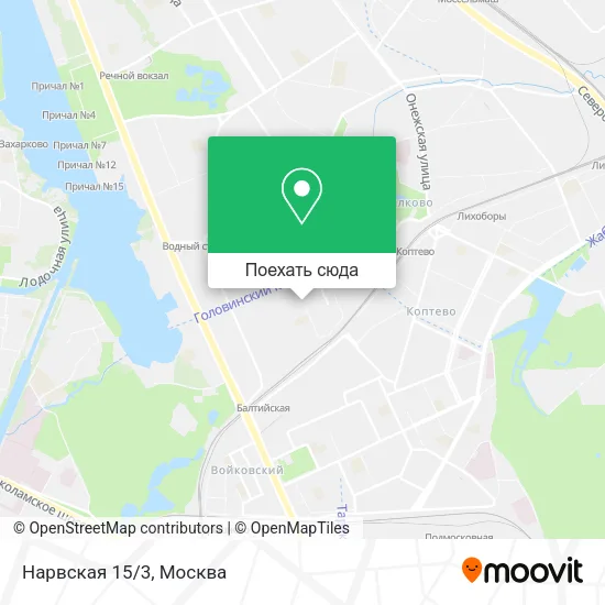 Карта Нарвская 15/3