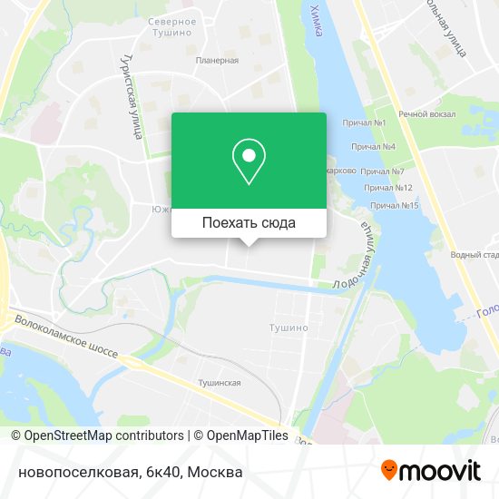 Карта новопоселковая, 6к40