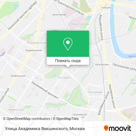Карта Улица Академика Векшинского