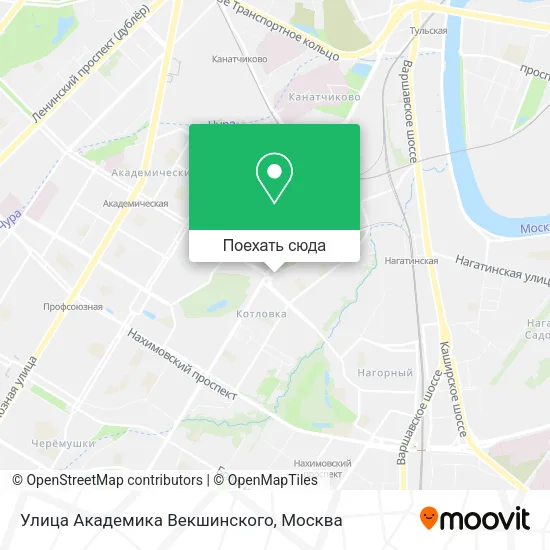 Карта Улица Академика Векшинского