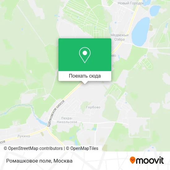 Карта Ромашковое поле