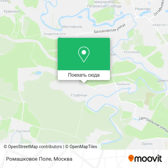 Карта Ромашковое Поле