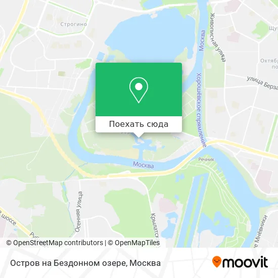 Карта Остров на Бездонном озере