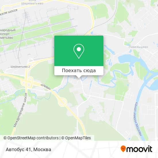 Карта Автобус 41