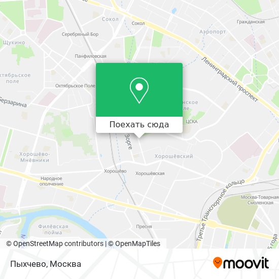 Карта Пыхчево
