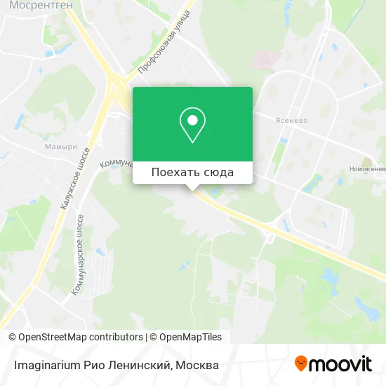 Карта Imaginarium Рио Ленинский