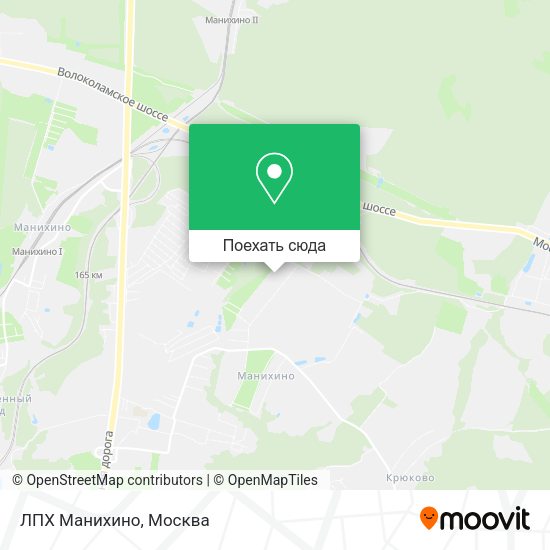 Карта ЛПХ Манихино