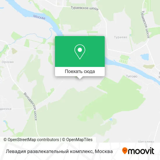 Карта Левадия развлекательный комплекс