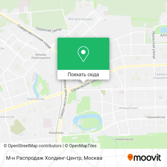 Карта М-н Распродаж Холдинг-Центр