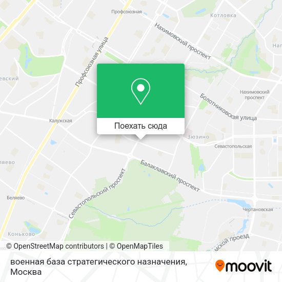 Карта военная база стратегического назначения