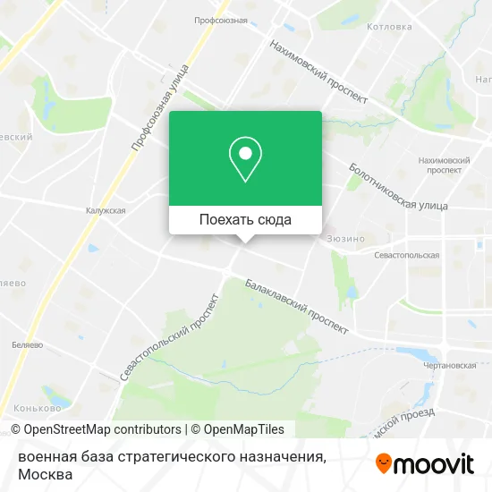 Карта военная база стратегического назначения