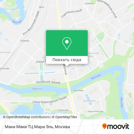 Карта Маки Маки ТЦ Мари Эль