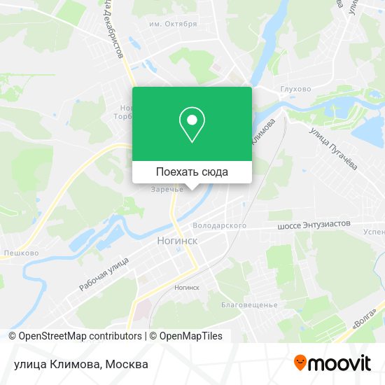 Карта улица Климова