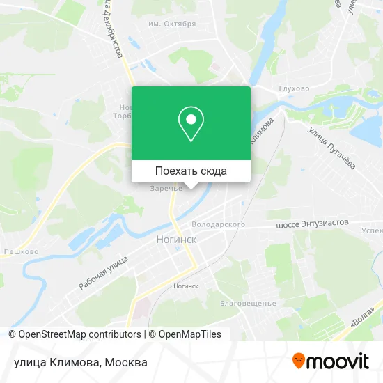 Карта улица Климова
