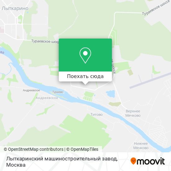Карта Лыткаринский машиностроительный завод