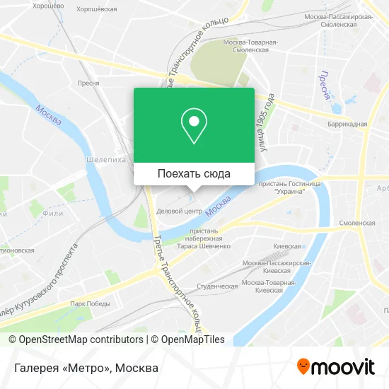 Карта Галерея «Метро»