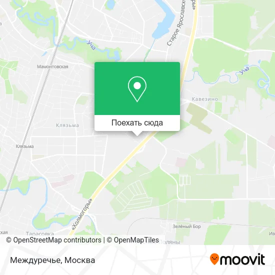 Карта Междуречье