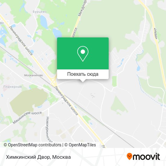 Карта Химкинский Двор