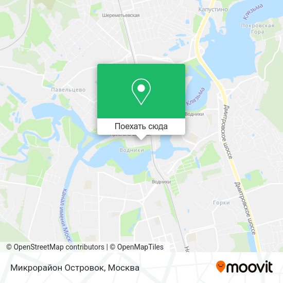 Карта Микрорайон Островок
