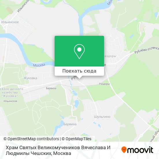 Карта Храм Святых Великомучеников Вячеслава И Людмилы Чешских