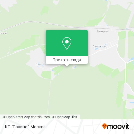 Карта КП "Панино"