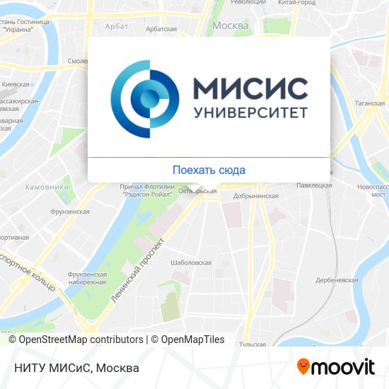 Карта НИТУ МИСиС