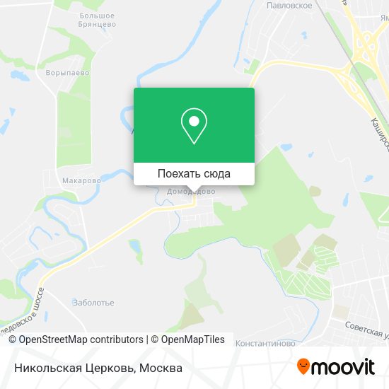Карта Никольская Церковь
