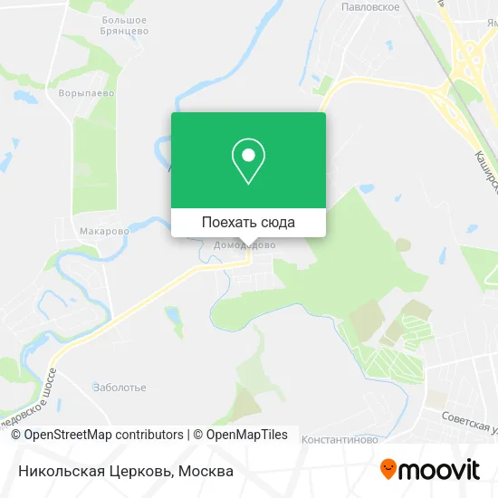 Карта Никольская Церковь
