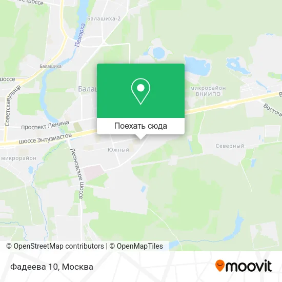 Карта Фадеева 10