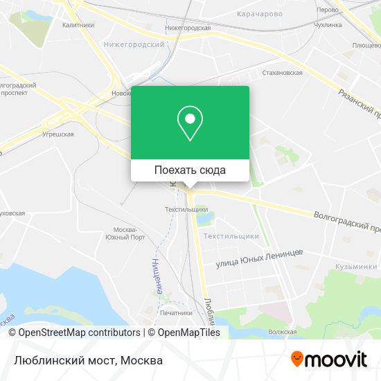 Карта Люблинский мост